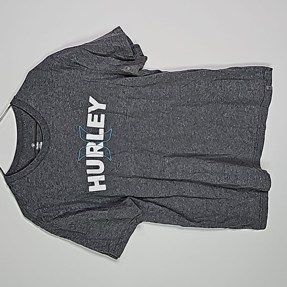 Hurley large gray short sleeve shirt - Picture 1 of 7